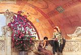 Sir Lawrence Alma-Tadema Unconscious Rivals painting